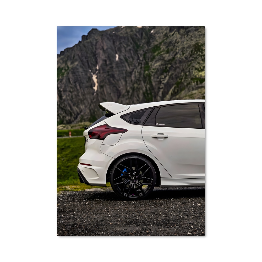Poster Rallye Blanc